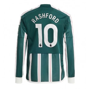 Manchester United Marcus Rashford #10 Bortatröja 2023-24 Långärmad